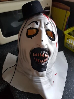 Terrifier Movie / Art The Clown All Over Face Mask *new* Scary • £13.97