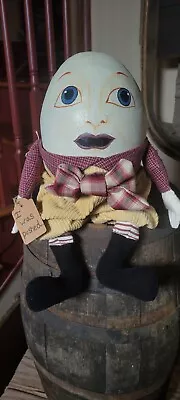 Rare Vintage Antique Style HUMPTY DUMPTY Primitive Painted  Doll • $68