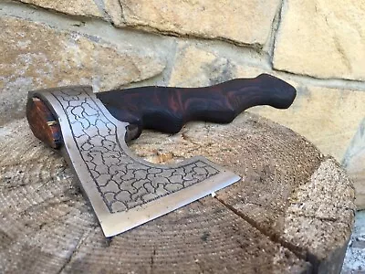 Custom Handmade Carbon Steel Viking Hatchet Hunting Tactical Tomahawk Axe • $85