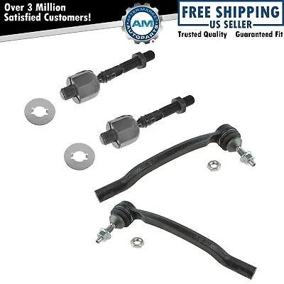 4 Piece Kit Inner & Outer Tie Rod Ends LH & RH Sides For Volvo XC70 XC90 New • $37.87