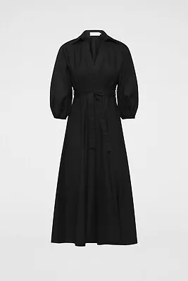 $349 • Buy Scanlan Theodore Parachute Shirt Dress Black Size 6