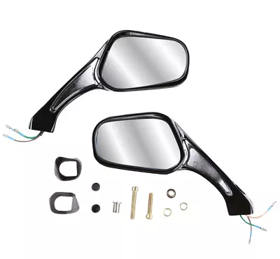 Blue Line Sport Mirrors 8mm Black Standard Thread For Vento Styled Scooter • $37.44