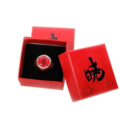 $5.99 • Buy Itachi Akatsuki Ring NEW Gift Boxed Cosplay Silvertone Ships From USA