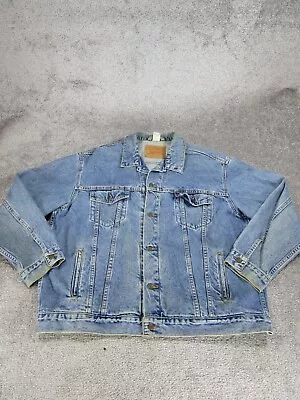 Vintage Levis Denim Jacket Mens 3Xl Relaxed Trucker 80s 90s • $64.99