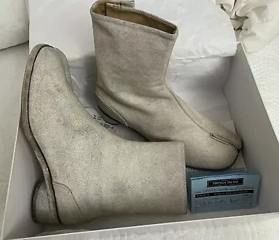 Maison Margiela White Tabi Boots 43 IT • $456