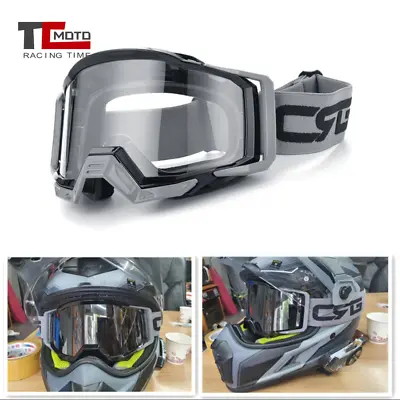 Motorcycle Goggles Glasse Windproof Color Snowboard DustProof Racing Eyewear ATV • $13.34