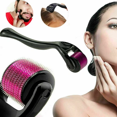 £5.95 • Buy Derma Skin Roller 540 Titanium Micro Needle Anti Ageing Hair Regeneration Growth