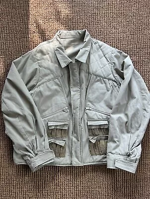 Vintage Columbia Hunting Jacket Men’s XL Tan Shooting Bird Hunting Shell Pockets • $55