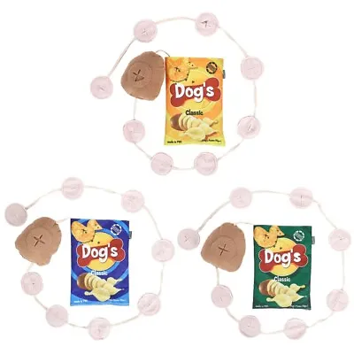 Dog Feeder Toy Interactive Game For Dogs Fill With Food & Treats Potato Chips • £8.84