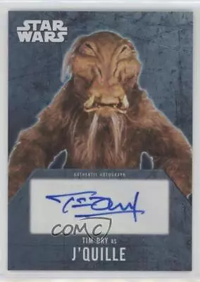 2016 Topps Star Wars Evolution Auto Tim Dry J'Quille As Auto 0a7 • £33.54