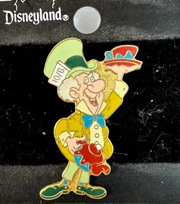 Vintage 1999 Disney The Mad Hatter From Alice In Wonderland Pin #463 New On Card • $15