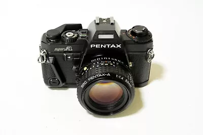 PENTAX SuperA Body - Multi Program SLR Camera With 50mm F1.4 - As New Condition • $475