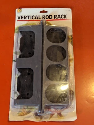 $8 • Buy Danielson 4122V Vertical Rod Rack Mount, NOS New, Fish Fishing Storage