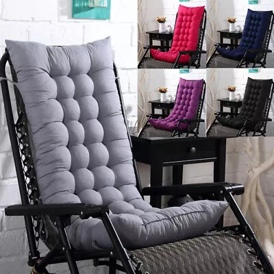 Garden Bench Cushion Patio Chair Seat Pad Cotton Sun Recliner Swing Chairs Pads • £10.95