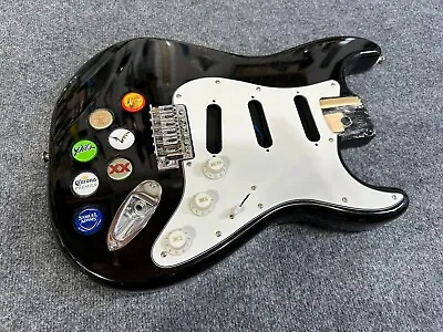 Modified Squier SE/Starcaster Stratocaster Body ~ Full Thickness ~ Beer Caps • $69.99