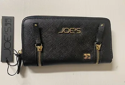 Joe’s Jeans Black Wallet Card Holder Purse Pocketbook Nexus Style -NWT • $12.99