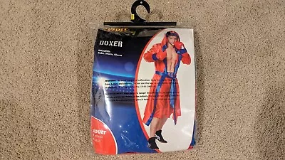 Spirit Halloween Mens Boxer Costume 3pc Set.  Gloves Robe Shorts.  Size Medium • $33.99