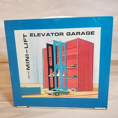 Vintage Toy Metal Car Elevator Garage Mini Lift Ohio Art Parking Rare Find • $125
