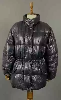 Men Vintage Moncler Black Nylon Puffer Down Jacket Size 1 • $337.50