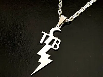 TCB NECKLACE Chain Stainless Steel Pendant Taking Care Of Business Elvis Motto  • $12.98