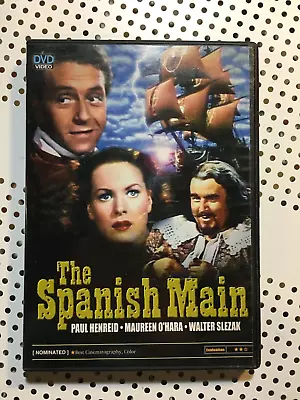 The Spanish Main - Maureen O'Hara Paul Henreid 1945 Buddha Video - Ships Free • $12