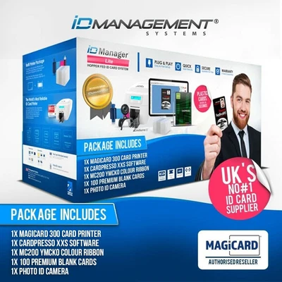 £975 • Buy Magicard 300 ID Card Printer Dual Sided System Free Express Delivery