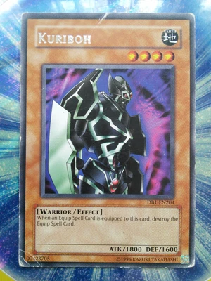 £79.99 • Buy MISPRINT Kuriboh/Gearfried The Iron Knight DB1-EN204 Rare (HP) - Yu-Gi-Oh!