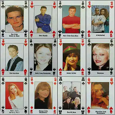 Fridge Magnet (FB6) Playing Card Live + Kicking Magazine Pop Star - Various • £3.95