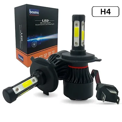 9003 H4 LED Headlight Bulbs Kit 10000W 1000000LM Hi/Lo Beam Super Bright White • $21.60