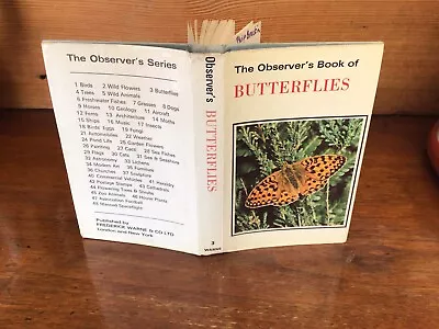 Observers Book Of Butterflies 1971; • £9.99