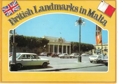 Malta -British Landmarks -Main Guard Palace Square Valletta- New Postcard • £1.20