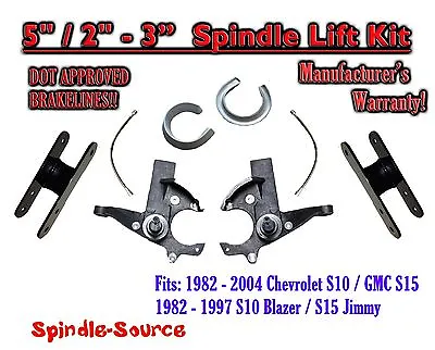 5  / 2-3  Lift Kit Brakelines FOR 82 -05 Chevrolet S-10 GMC S-15 Sonoma Blazer • $340.82