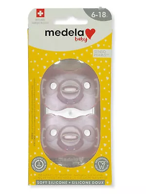 Medela Baby 2-Pack Unisex Pacifier With Sterilizing Box - Pink One Size • $9.99