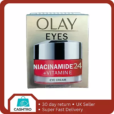 Olay Eyes Niacinamide 24 & Vitamin E Fragrance Free Eye Cream 15ml • £11.95