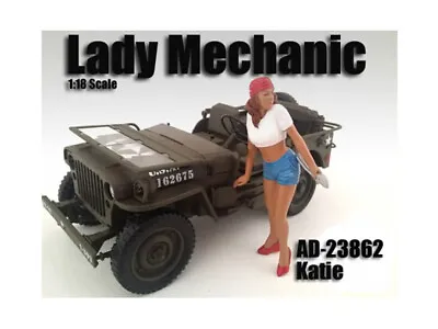 Lady Mechanic Katie Figure For 1:18 Scale Models By American Diorama • $19.49