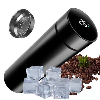 $13.95 • Buy LED Display Smart Thermal 500ml Insulated Mug Stainless Steel Vacuum Cup Coffee