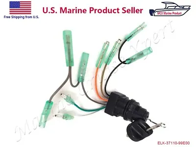 Suzuki Outboard Ignition Key Switch DT30 DT115 DT140 DT150 DT200 DT225 8-225 HP • $27.50