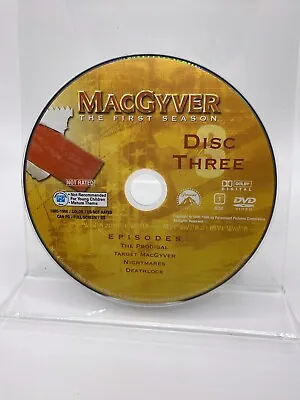 MacGyver Season 1 Disc 3 Replacement DVD Only • $5.99