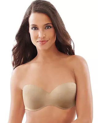 New Bra Lilyette Bali Strapless-Convertible Tailored Beige LY0929 MSRP-$42. 34DD • $34