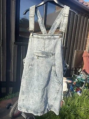 £14.90 • Buy ASOS Curve Denim Distressed Dungaree Dress Size 20  New With Tags