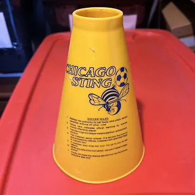 VINTAGE CHICAGO STING MEGAPHONE - Soccer Rules - Yoplait Yogurt • $15