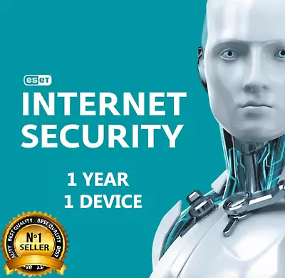 Eset Internet Security 1 Year 1 Device • £12.99