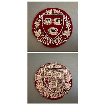 Vintage Harvard University VE RI TAS Felt Patch • $40