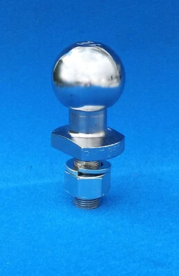 $24.95 • Buy ATV Tow Ball 19mm (3/4 ) Shaft For Quad Bikes, Ride On Mower, Tractors 50mm Ball