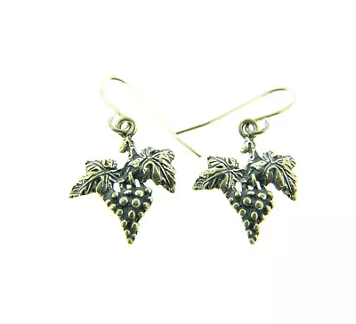 Vintage Mexican Sterling Silver Grapes Dangle Earrings 1  • $25.89