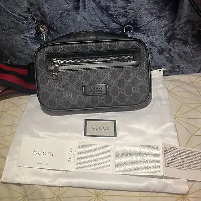 £220 • Buy Gucci Black Belt Bag