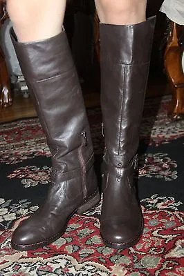 Vince Camuto Flavian Brown/chocolate  Leather Color Boot Size 9.5m • $99