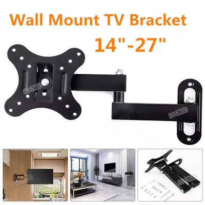 TV Wall Bracket Mount For 14 21 22 27 Inch LCD Monitor RV Motorhome Campervan • £10.33