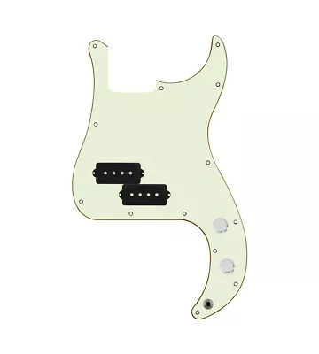 Precision Bass Mint Green Loaded Pickguard With Hot Drive Pickups By 920D • $219.99