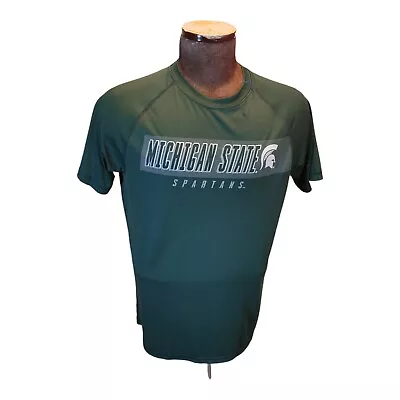 Michigan State University T-Shirt Men's Medium Green Team Short Sleeve. Spartans • $14.93